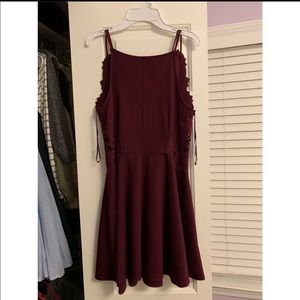 Free People lace up dress
